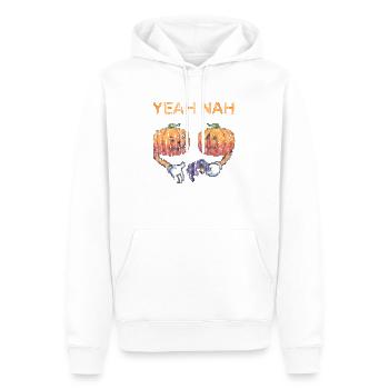 Ja nein Hässliches Halloween-Spiel - Männer Premium Bio Hoodie - Weiß - Vorne - Nico (187cm)