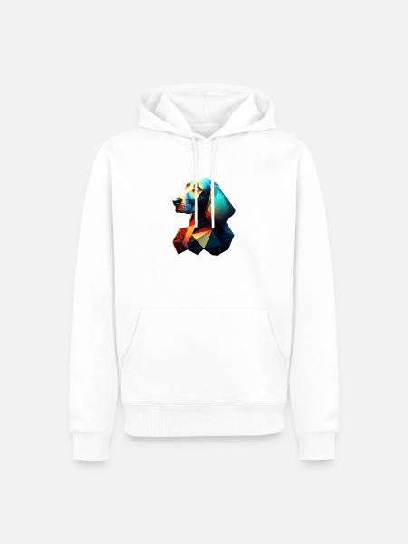 Hundehalter Dachshund Hund Dackelwelpe Hunde - Männer Premium Bio Hoodie - Weiß