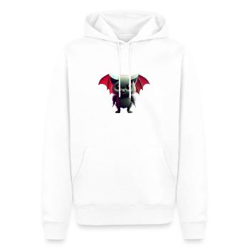 Happy Halloween niedliche Fledermaus gruselig lustig gruselig - Männer Premium Bio Hoodie - Weiß - Vorne - Nico (187cm)