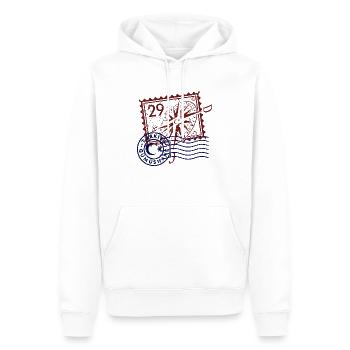Gümüşhane - Männer Premium Bio Hoodie - Weiß - Vorne - Nico (187cm)