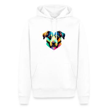 Labrador Retriever Hund Hundewelpe Hunde - Männer Premium Bio Hoodie - Weiß - Vorne - Nico (187cm)
