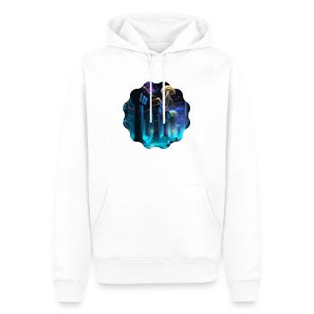 Temple sous-marin - Sweat à capuche Premium bio Homme - blanc - Devant - Nico (187cm)