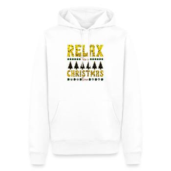 Weihnachten Weihnachtsmann Nikolaus Frech - Männer Premium Bio Hoodie - Weiß - Vorne - Nico (187cm)