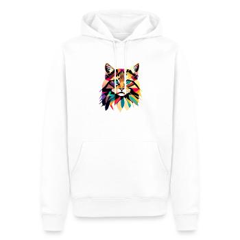 Maine Coon Chaton Chaton Propriétaire Chat Chat - Sweat à capuche Premium bio Homme - blanc - Devant - Nico (187cm)
