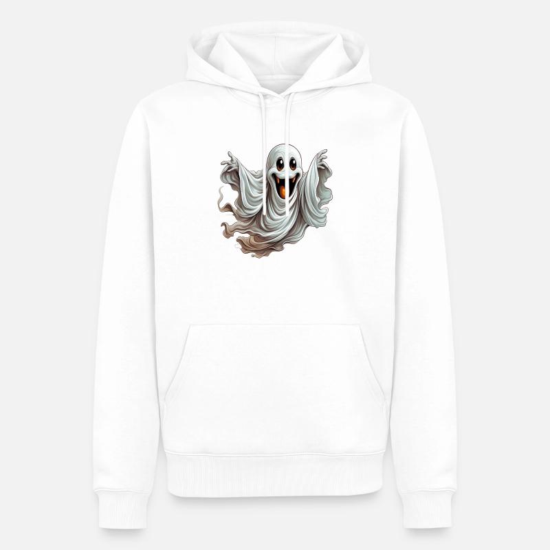 Geister, Übernatürliche Wesen oder Einbildung? - Männer Premium Bio Hoodie - Weiß