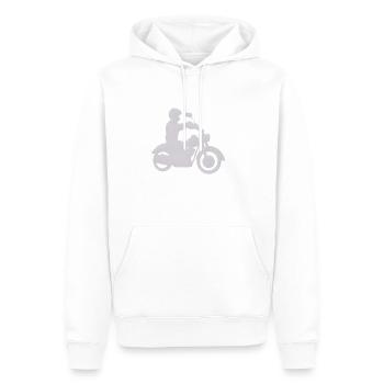 Moto Moto Motorcross Moto Fan De Moto - Sweat à capuche Premium bio Homme - blanc - Devant - Nico (187cm)