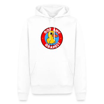 Hast du irgendwelche Trauben? - Männer Premium Bio Hoodie - Weiß - Vorne - Nico (187cm)