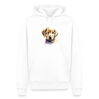 Golden Retriever Chiens Propriétaires de chiens Chien chiot - Sweat à capuche Premium bio Homme - blanc - Devant - Nico (187cm)