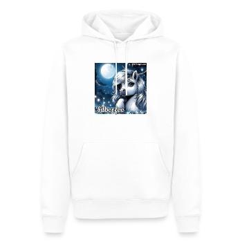 Silberfee fantastisch - Männer Premium Bio Hoodie - Weiß - Vorne - Nico (187cm)