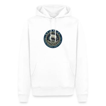 Haithabu Viking Trading - Men’s Premium Organic Hoodie - white - Front - Nico (187cm)