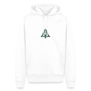 Weihnachtsbaum Design Tannenbaum Christbaum - Männer Premium Bio Hoodie - Weiß - Vorne - Nico (187cm)