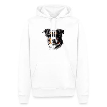 Australischer Schäferhund Hunde Hundehalter Hund - Männer Premium Bio Hoodie - Weiß - Vorne - Nico (187cm)