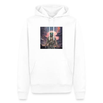 The Lost Mission - Men’s Premium Organic Hoodie - white - Front - Nico (187cm)
