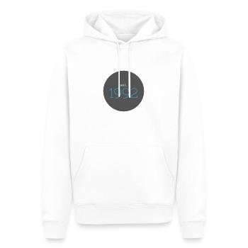 est. 1992, Birthday, Date, 90s, Year - Men’s Premium Organic Hoodie - white - Front - Nico (187cm)