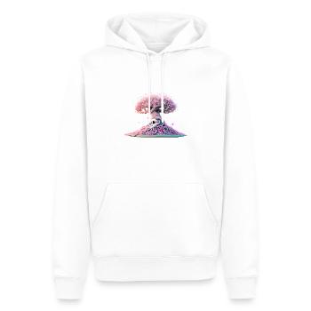 Arbre de vie, Saint-Valentin, arbre de vie, amour - Sweat à capuche Premium bio Homme - blanc - Devant - Nico (187cm)
