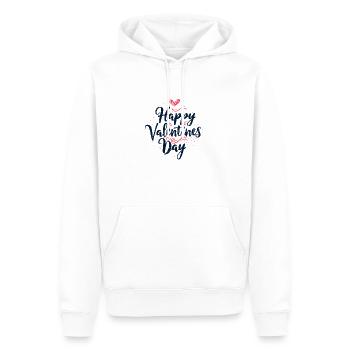 L’amour dans l’air - Spécial Saint-Valentin 2 - Sweat à capuche Premium bio Homme - blanc - Devant - Nico (187cm)