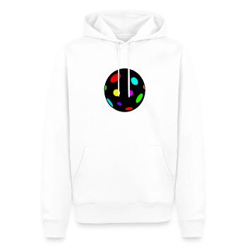 diskokugel - Männer Premium Bio Hoodie - Weiß - Vorne - Nico (187cm)