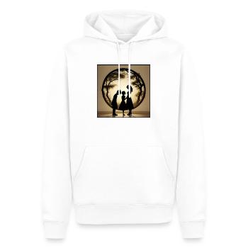 Mother's Day Magic Merch - Men’s Premium Organic Hoodie - white - Front - Nico (187cm)