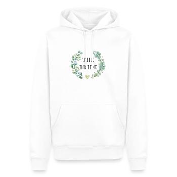 Die Blumenbraut - passendes T-Shirt - Männer Premium Bio Hoodie - Weiß - Vorne - Nico (187cm)