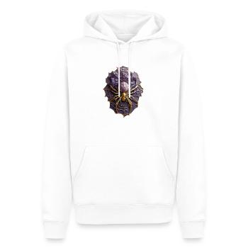 Spider - Men’s Premium Organic Hoodie - white - Front - Nico (187cm)