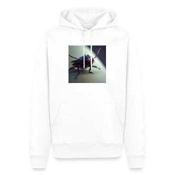 wonder 1682596139973 - Männer Premium Bio Hoodie - Weiß - Vorne - Nico (187cm)