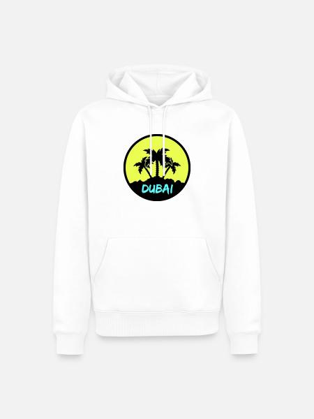 Dubai - Men’s Premium Organic Hoodie - white