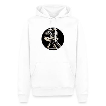 Linedance let's start - Men’s Premium Organic Hoodie - white - Front - Nico (187cm)