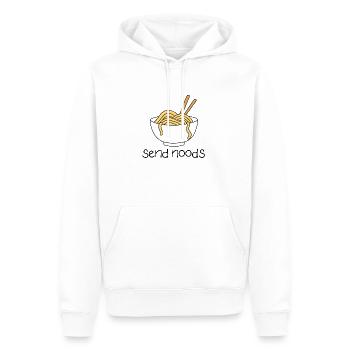 lustige Nudeln Zitat senden Nudeln Ramen Nudeln - Männer Premium Bio Hoodie - Weiß - Vorne - Nico (187cm)