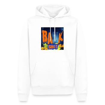 BANK SHOT CHEMISTRY - Sweat à capuche Premium bio Homme - blanc - Devant - Nico (187cm)