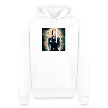 Anonyme - Sweat à capuche Premium bio Homme - blanc - Devant - Nico (187cm)