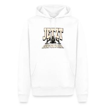 Maintenant, je tire la planche - Sweat à capuche Premium bio Homme - blanc - Devant - Nico (187cm)