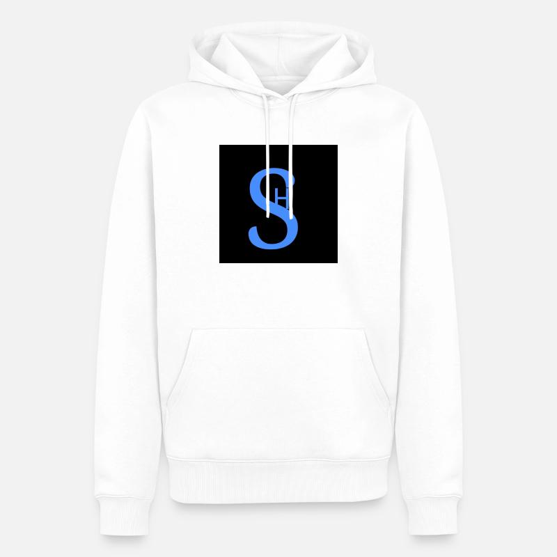 Système Hafs - Sweat à capuche Premium bio Homme - blanc
