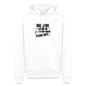 Dad joke loading please wait papa Geschenk Idee - Männer Premium Bio Hoodie - Weiß - Vorne - Nico (187cm)