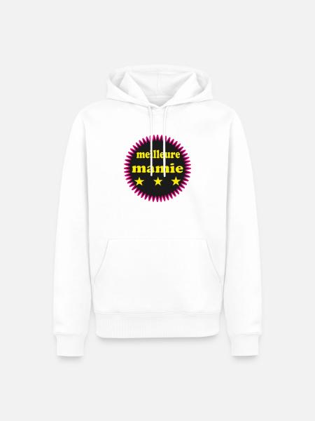Best Granny - Men’s Premium Organic Hoodie - white