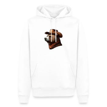 Grizzly Bears Chief Cherif - Men’s Premium Organic Hoodie - white - Front - Nico (187cm)