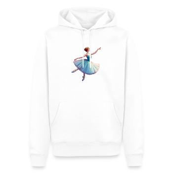 Dance Classic Moon - Men’s Premium Organic Hoodie - white - Front - Nico (187cm)