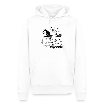 Trop mignon pour effrayer 1 - Sweat à capuche Premium bio Homme - blanc - Devant - Nico (187cm)