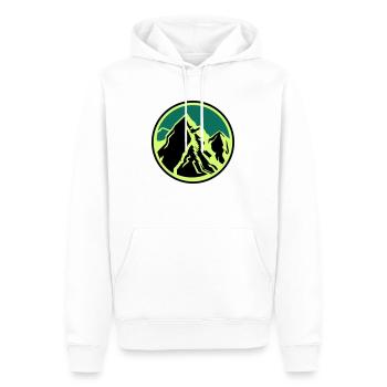 Berge Gebirge - Männer Premium Bio Hoodie - Weiß - Vorne - Nico (187cm)