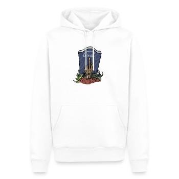 Zombie hand! - Men’s Premium Organic Hoodie - white - Front - Nico (187cm)