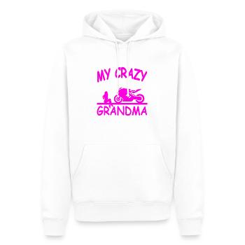 Granny - Men’s Premium Organic Hoodie - white - Front - Nico (187cm)
