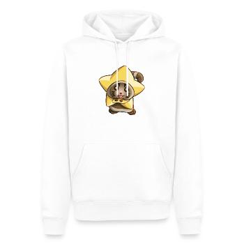 Katze Cat Stern Star Niedlich Kawaii Cute kitty - Männer Premium Bio Hoodie - Weiß - Vorne - Nico (187cm)