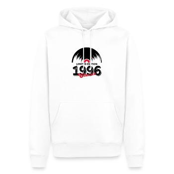 Limitierte Auflage 1996 Klassisches Vinyl - Männer Premium Bio Hoodie - Weiß - Vorne - Nico (187cm)