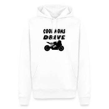 motocyclette - Sweat à capuche Premium bio Homme - blanc - Devant - Nico (187cm)