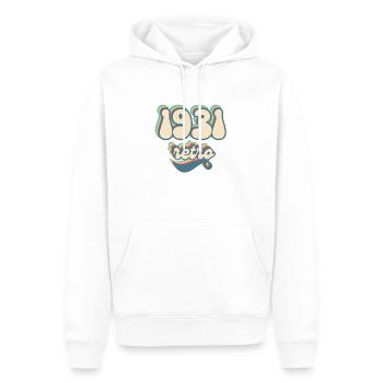1931 retro idée cadeau - Sweat à capuche Premium bio Homme - blanc - Devant - Nico (187cm)