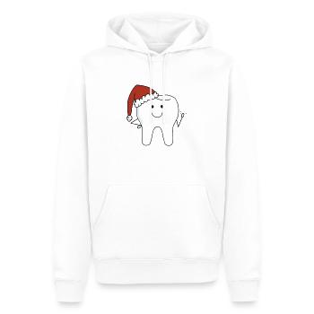 Weihnachtszahn - Männer Premium Bio Hoodie - Weiß - Vorne - Nico (187cm)