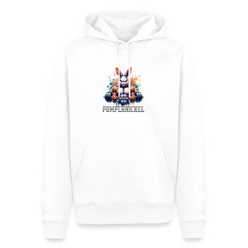 Pumpernickel Gym Training Drôle - Sweat à capuche Premium bio Homme - blanc - Devant - Nico (187cm)