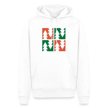 Graphic art - Männer Premium Bio Hoodie - Weiß - Vorne - Nico (187cm)