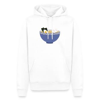 ramen bowl - Men’s Premium Organic Hoodie - white - Front - Nico (187cm)