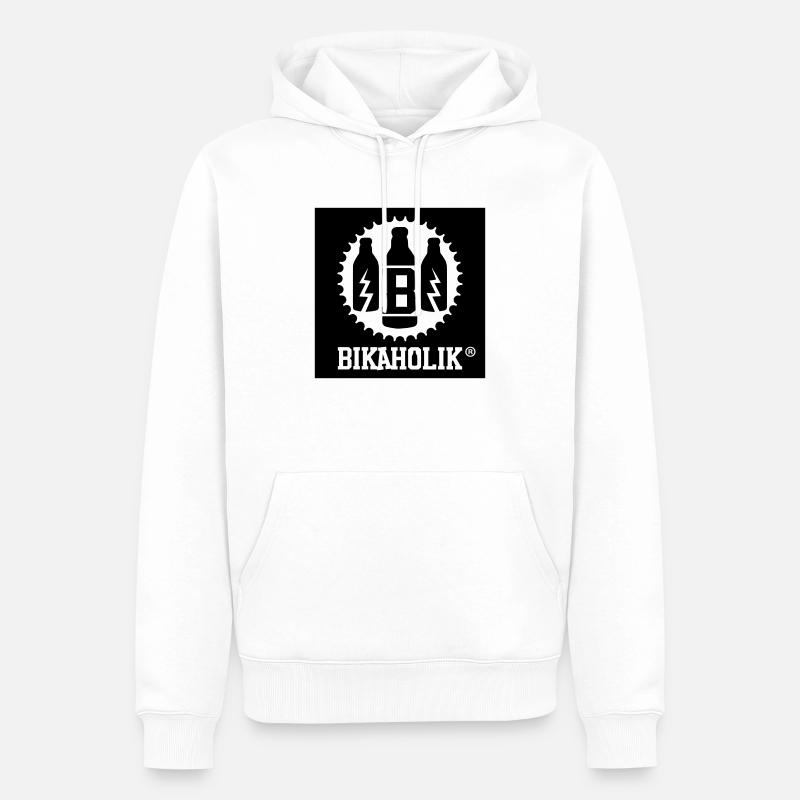 BKH Classic - Männer Premium Bio Hoodie - Weiß