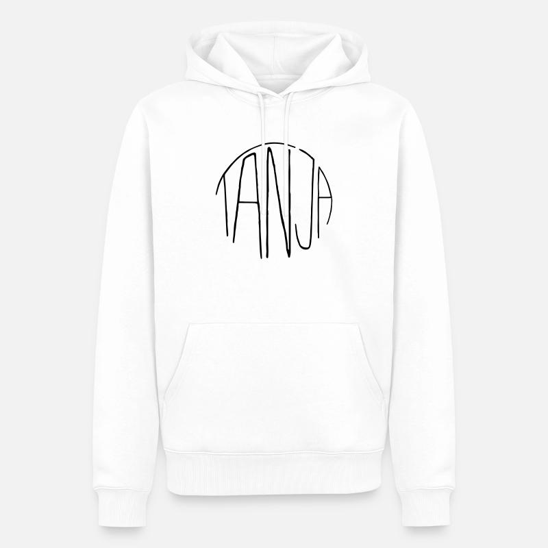 Tanja - Sweat à capuche Premium bio Homme - blanc